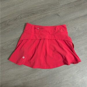 fuchsia pink play off the pleats skirt